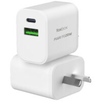 Cargador FOXBOX FLUX 20W BLANCO