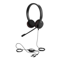 Auricular Jabra Evolve 20 STEREO MS, USB C/A ADAPT