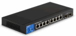 8-Port Managed PoE+ Switch W/ 2 1G SFP & 110W