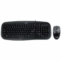 Kit Teclado/Mouse Genius KM-200 SMART USB BLACK