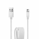 CELULAR CABLE USB FOXBOX PRISM TYPE- C 125 CM BLANCO - CARGA RAPIDA (2822)