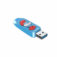 Pendrive SanDisk Smurfs USB Flash Drive 128 USB 3.2 Gen 1