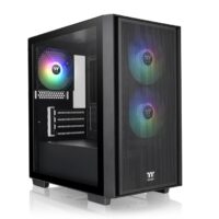 Gabinete TT H16 Micro Tower TG Fan ARGB x3 Black c/Fuente 650W 80 Plus Bronze