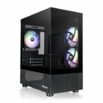 Gabinete TT View 170 Micro Chassis TG x2 Fan ARGB x3 Black (5332)