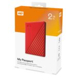 Disco Rígido Western Digital My Passport 2TB USB 3.2 Rojo