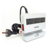 ZAPATILLA ATOMLUX R2200 2 PUERTOS USB 3 TOMACORRIENTES 3 SALIDAS Y 2MTRS DE CABLE