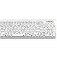 Teclado Genius SlimStar Q200,White,SP,USB (9893)