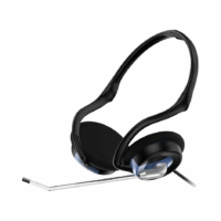 Auricular c/ Microfono HS-300N,Dual Jack Cable,New (3111)