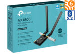 Adaptador PCIe TP-Link Archer TX20E AX1800 Wi-Fi 6 Bluetooth 5.2