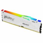 Memoria PC Kingston Fury Beast 16GB 5600MHz DDR5 White RGB
