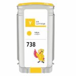 Cartucho Plotter HP 738/130ML/YELLOW