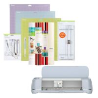 Cricut Maker 4 con 3 Alfombrillas variadas, Cinta de transferencia, Set de herramientas, Recortadora y Vinilo smart permanente