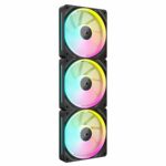 Cooler Fan Corsair iCUE LINK LX120 RGB 120mm Black Pack x3 (2899)