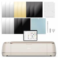 Cricut Maker 4 con Kit esencial de inicio y Cuchilla de corte profundo