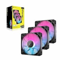 Cooler Fan Corsair iCUE LINK RX120 MAX RGB 120mm Black Pack x3 (2974)
