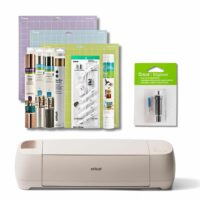 Cricut Explore 4 con Kit esencial de inicio y Cuchilla de corte profundo