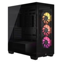Gabinete Corsair iCUE 3500X RGB Mid-Tower TG Fan x3 Black