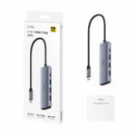 CONCENTRADOR CUDY USB-C 5 EN 1 CON HDMI 4K (UH405)