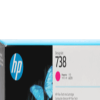 Cartucho Plotter HP 738/300ML/MAGENTA