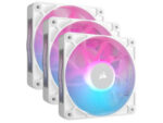 Fan Cooler Corsair iCUE LINK RX120 RGB 120mm White Pack x3 (0963)