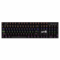 Teclado Gamer Raptor Fireclaw M104 Mecanico Retroiluminado Switch Red Outemu White (7862)