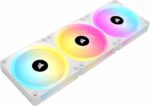 Fan Cooler Corsair iCUE LINK QX120 RGB 120mm Magnetic Dome White Pack x3 (7985)