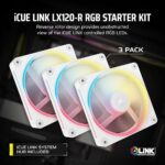 Fan Cooler Corsair iCUE LINK LX120-R RGB 120mm White Pack x3 (8730)