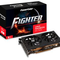 Placa PowerColor Fighter  AMD Radeon™ RX 7600 Gaming 8GB GDDR6 memory, powered by AMD RDNA™ 2, HDMI 2.1