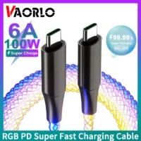 Cable Kelyx Type C a Type C con RGB 100W