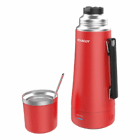 Termo Electrico Peabody 1L Rojo con Exprimidor de Citricos Electrico Peabody