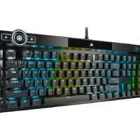 Teclado Corsair K100 RGB Mecanico Switch Cherry MX Black (1935)