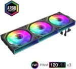 FAN GAMEMAX P/GAB 3x120MM ARGB MAGNETICO