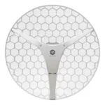 Antena MikroTik LHG-5axD en banda 5GHz con 24 dBi de ganancia, chip 802.11ax