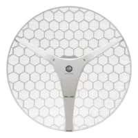 Antena MikroTik LHG-5axD en banda 5GHz con 24 dBi de ganancia, chip 802.11ax