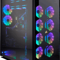 Gabinete Corsair Obsidian 1000D ATX Tempered Glass Black (6814)