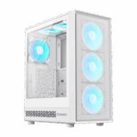 GABINETE GAMEMAX STORM 2 AW BLANCO 6*FAN ARGB ATX