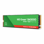 Disco SSD Western Digital SN3000 1TB Green 5000MB/s NVMe PCIe Gen 4