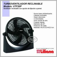 Ventilador turbo Liliana reclinable 20" VVTF20P