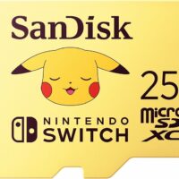 Tarjeta de Memoria Sandisk MicroSDXC 256GB UHS-I Card C10 U3 100Mb for Nintendo Switch Pokemon Edition