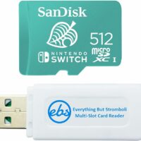 Tarjeta de Memoria Sandisk MicroSDXC 512GB UHS-I Card C10 U3 100Mb for Nintendo Switch Pokemon Edition