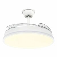 VENTILADOR DE TECHO PEABODY C/LUMINARIA BLCO VTRDC