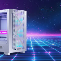 GABINETE XPG LANDER 300 BLANCO