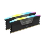 Memoria DDR5 Corsair 32Gb (2x16Gb) 6000 MHz Vengeance RGB Intel XMP Black Black CL38 (0628)