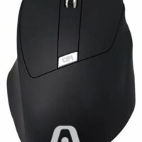 Mouse Óptico Inalámbrico Argomtech Maxi Ms33 Receptor Usb Color Negro