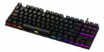Teclado Gamer Compacto Movil Logix MK87 Ghost Buster RGB Negro