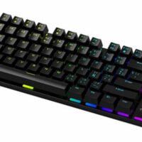 Teclado Gamer Compacto Movil Logix MK87 Ghost Buster RGB Negro