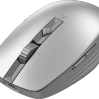 Mouse Inalámbrico Hp 710 Plata Silencioso Recargable 6E6F1AA