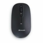 Mouse Verbatim 70750 Wireless Recargable Multidispositivo Color Negro
