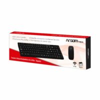 Set Teclado Y Mouse Argom Tech Español Inalámbrico Kb-7436