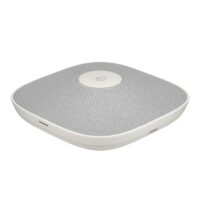 Micrófono de mesa HP Poly Studio A2 blanco con placa de montaje y cables de E/S - B22X4AA